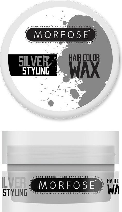 Morfose Color Hair Wax Silber 100 ml MF-1758