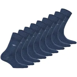 TOM TAILOR 9er Pack Damen Socken - Basic, einfarbig Blau / 35-38