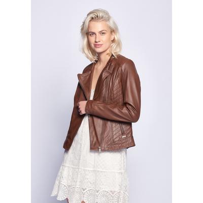 Lederjacke MAZE "Sally", Damen, Gr. M, braun, Obermaterial: 100% Lammleder. Futter: 100% Polyester, Jacken