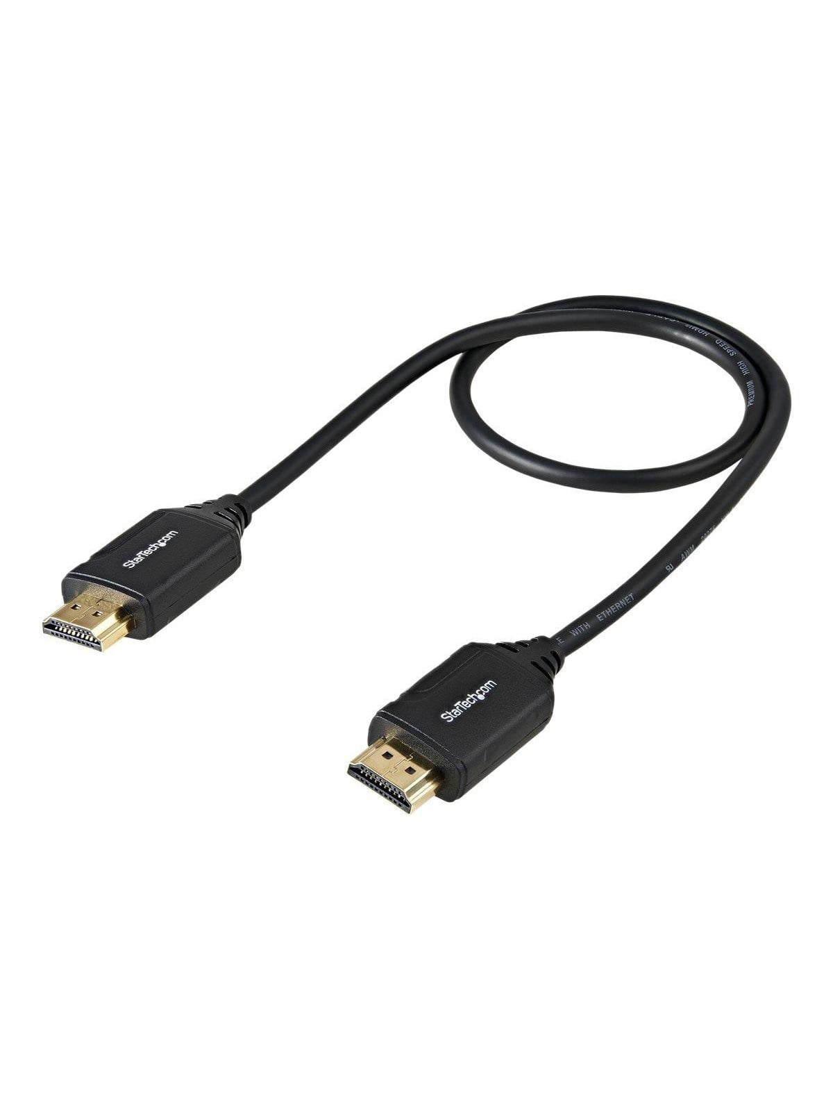 StarTech.com Premium High Speed HDMI Cable with Ethernet - 4K 60Hz - 50cm