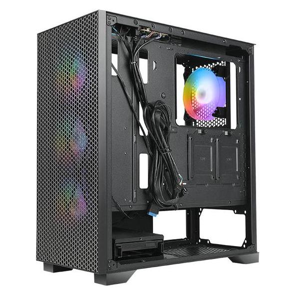 Azza Boitier Moyen Tour ATX Hive M RGB avec panneau vitré (Noir) (ATX, mATX, Mini-ITX) (CSAZ-450M)