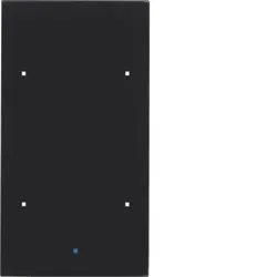 Berker 75142835 Glas-Sensor 2fach Komfort TS Sensor, schwarz