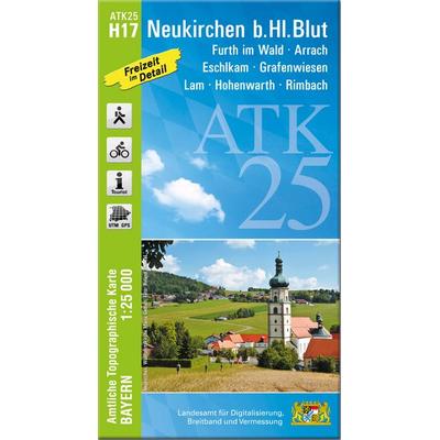 ATK25-H17 Neukirchen b.Hl.Blut (Amtliche Topographische Karte 1:25000), Sonstige von , Landesamt für Digitalisierung, Breitband und Vermessung,