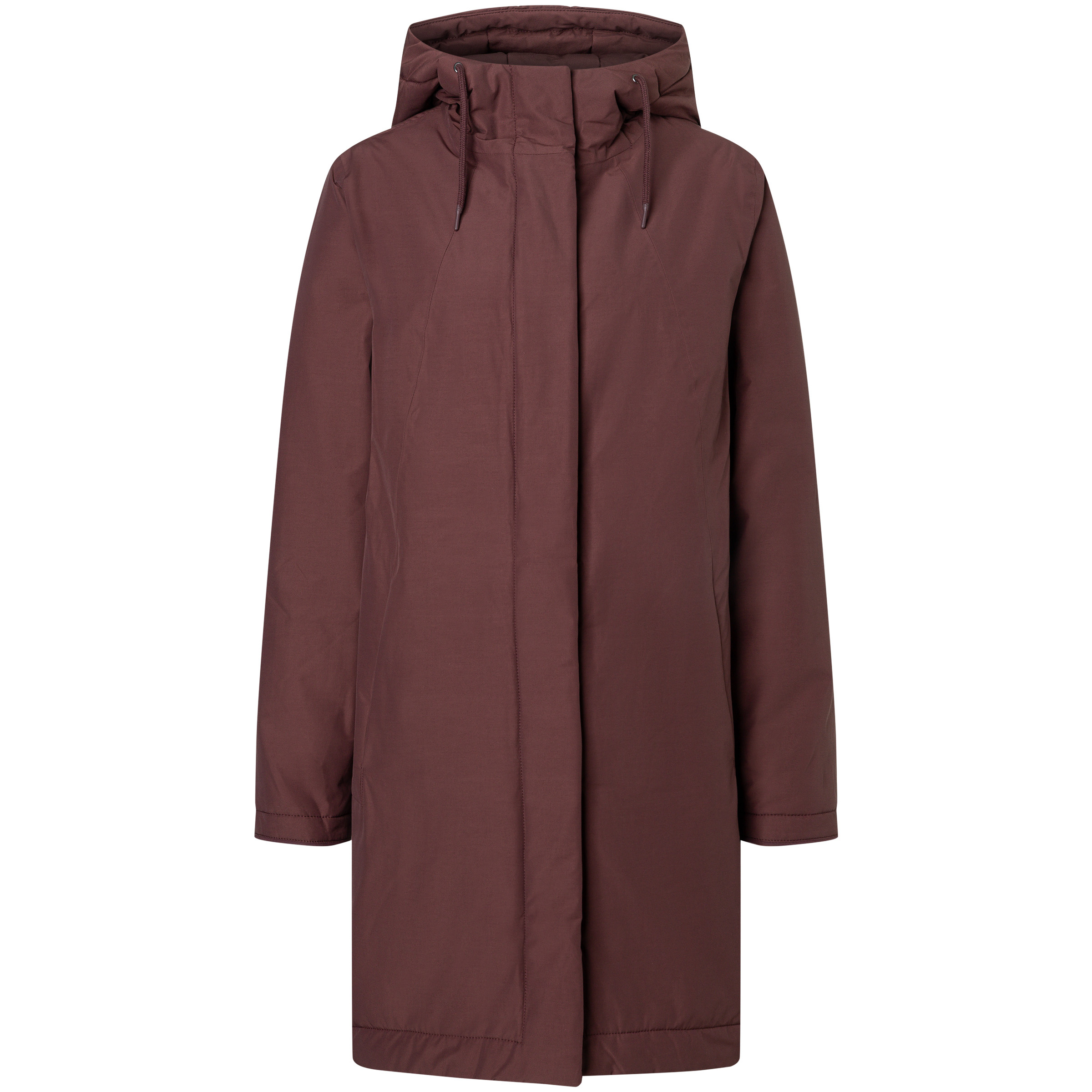 LangerChen Wattierter Parka Damen Winterjacke braun Größe L Lifestyle Winddicht Wasserabweisend