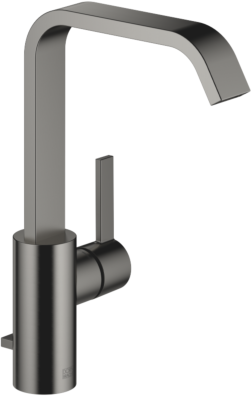 Dornbracht IMO Waschtischarmatur 33528671-99 mit hohem Auslauf, Dark Platinum gebürstet