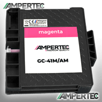 Ampertec Gel Cartridge ersetzt Ricoh GC-41M magenta 1011544