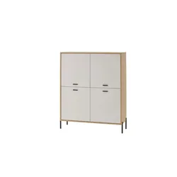 Highboard   ¦ braun ¦ Maße (cm): B: 115 H: 140