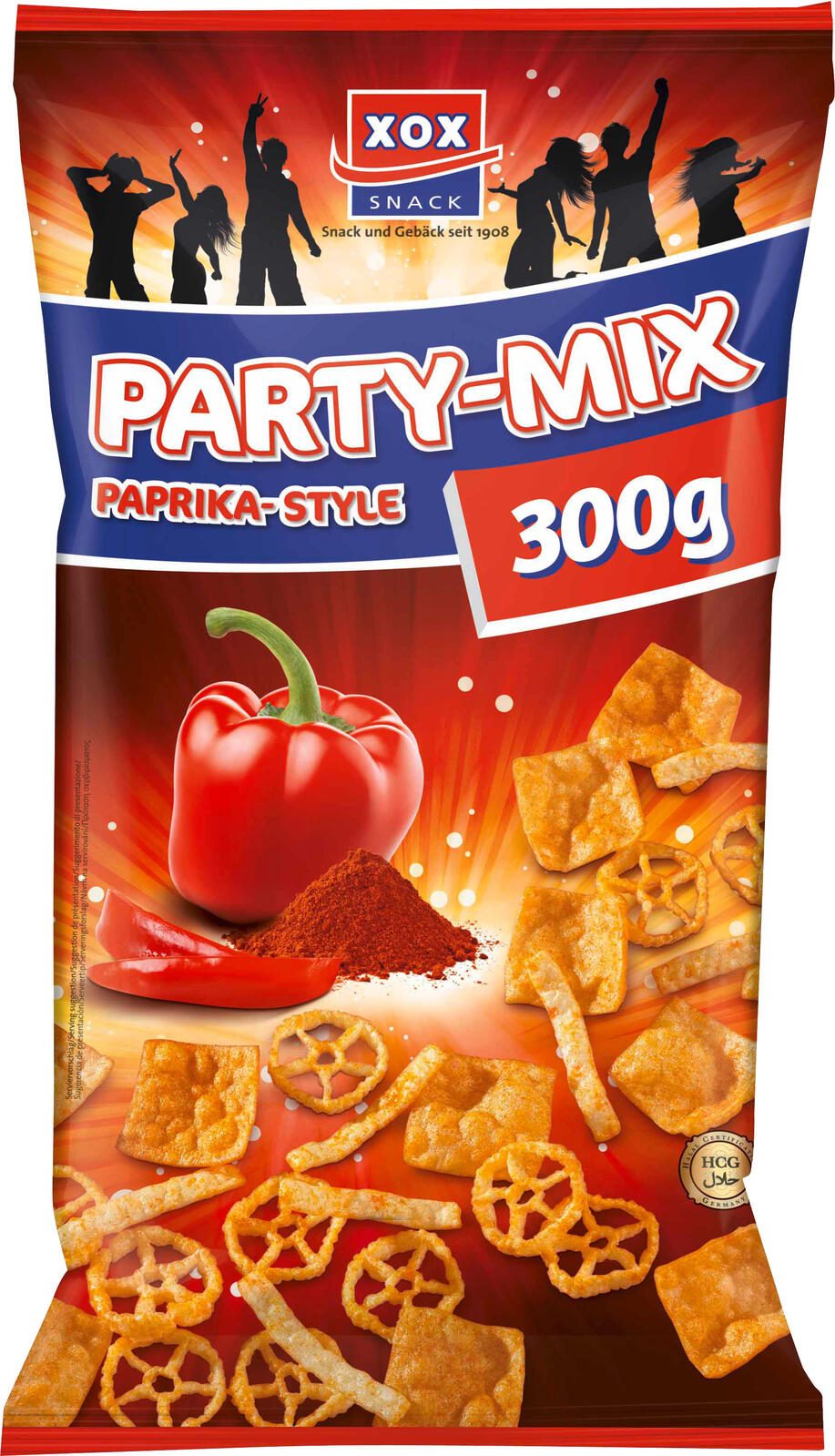 XOX PARTY-MIX Paprika-Style 300,0 g 697734004