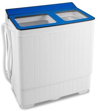 Costway Portable Washing Machine with 18 LBS Washer and 8 LBS Spinner Combo-Blue