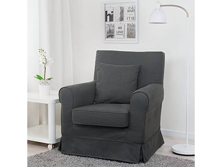 Excellence Housse EKTORP JENNYLUND Fauteuil (Dark Gray A17)