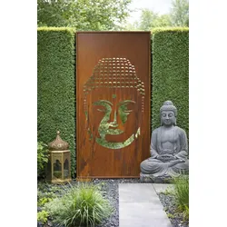 Badeko Parawand „Buddha“ in Edelrostoptik