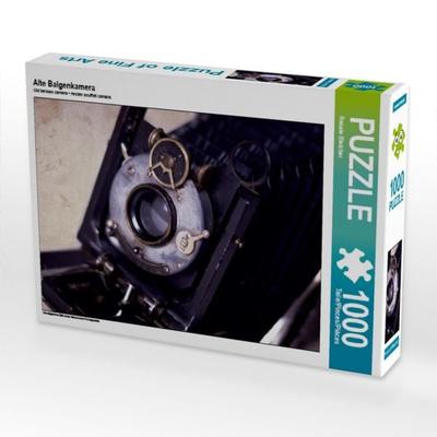 CALVENDO Puzzle Alte Balgenkamera | 1000 Teile Lege-Größe 64x48cm Foto-Puzzle für glückliche Stunden