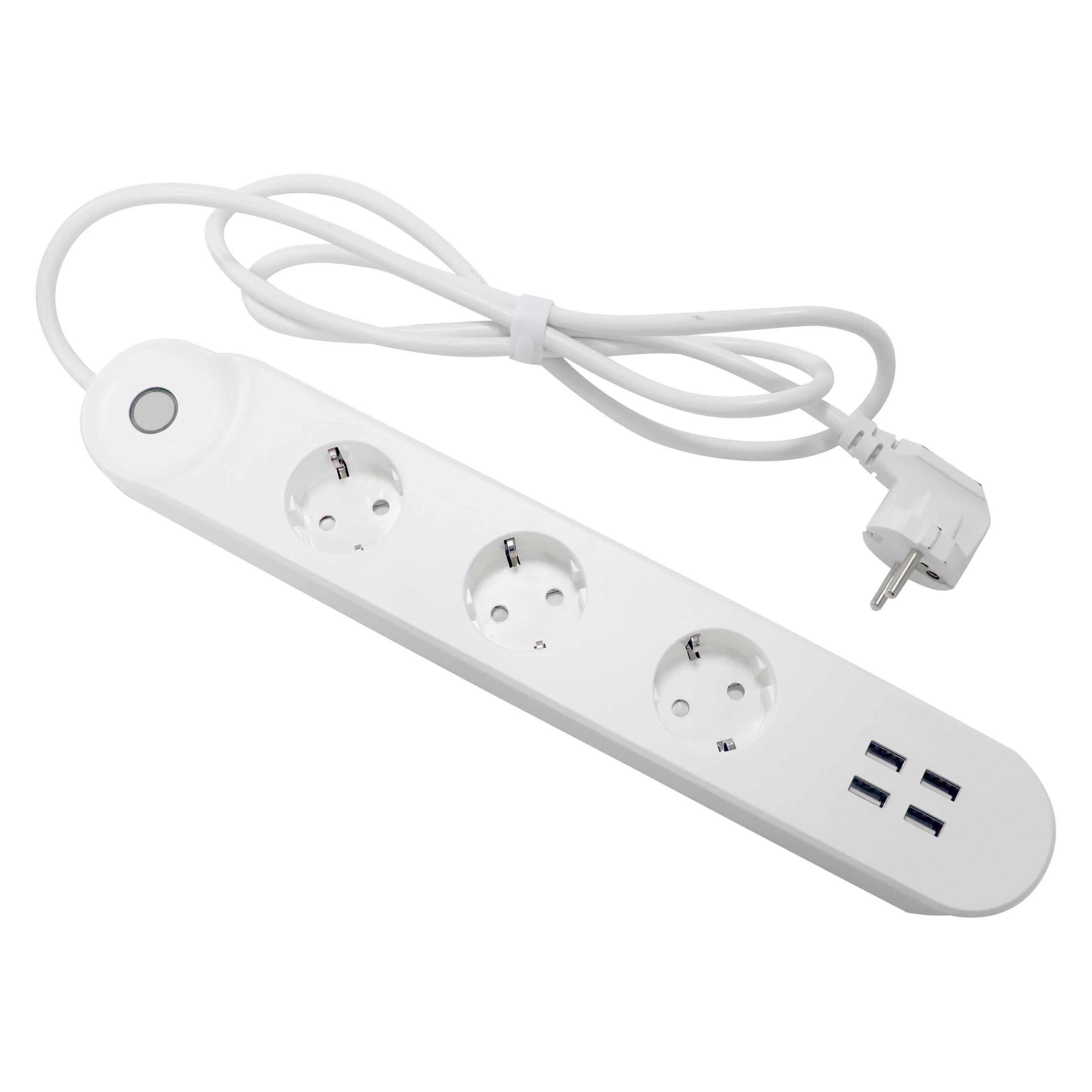 Denver SHP-300U Smart Power-Steckdosenleiste (3x, CEE 7/3) (118141100020)