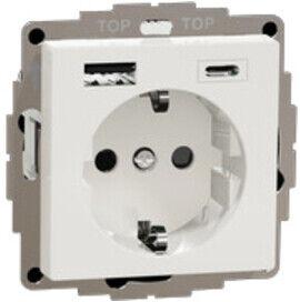 Merten Prise Schuko avec chargeur USB MEG2367-0319 (MEG2367-0319)