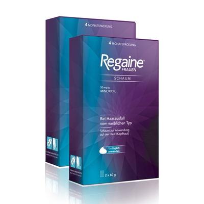 Regaine Frauen Schaum 50 mg/g Doppelpack 2x2x60 g