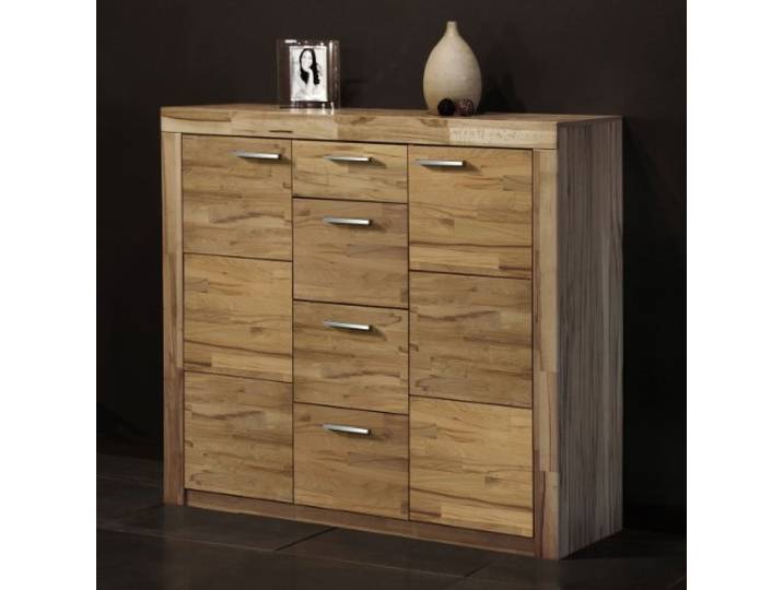 7148-5 - Highboard in Kernbuche teil - massiv, geölt