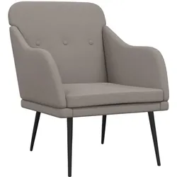 vidaXL Sessel Taupe 63x76x80 cm Stoff