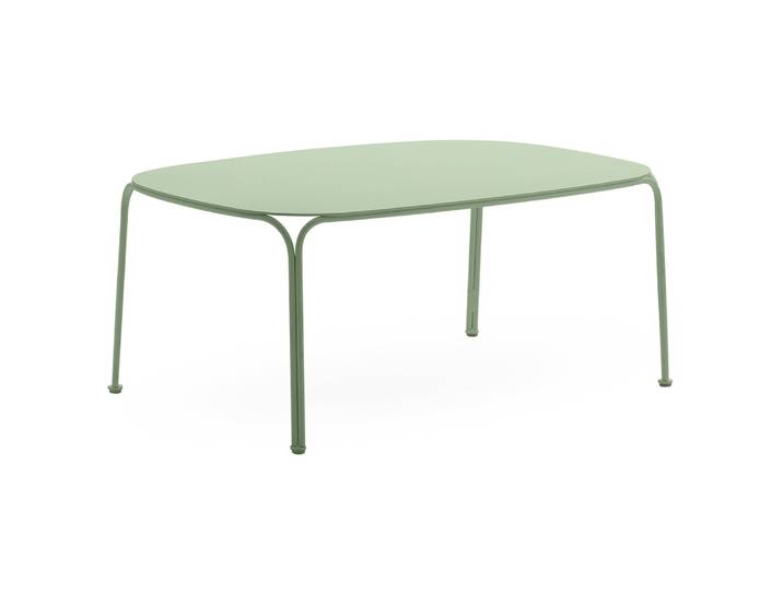 Beistelltisch, Verzinkter Stahl, Grün 90×59×38 cm, Wetterfest, Modern, Kartell