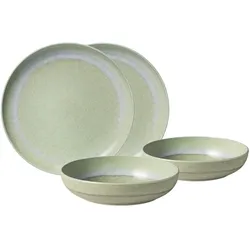 TAFEL-SET Perlemor Alga grün 4-tlg.