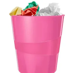 LEITZ Papierkorb WOW Duo Colour 15,0 l pink