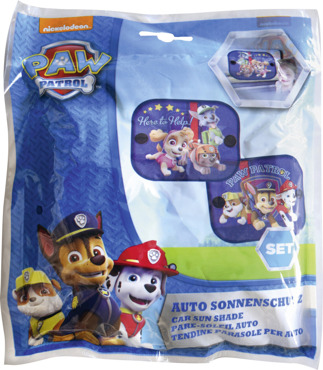 HiTS4KiDS Sonnenschutz Paw Patrol blau