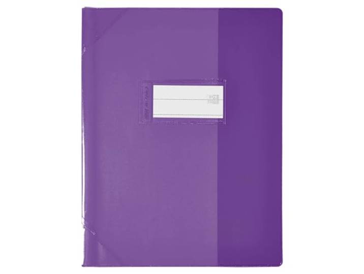 OXFORD 25 Protège-Cahiers 17x22cm Strong Line PVC Translucide 15/100ème Violets