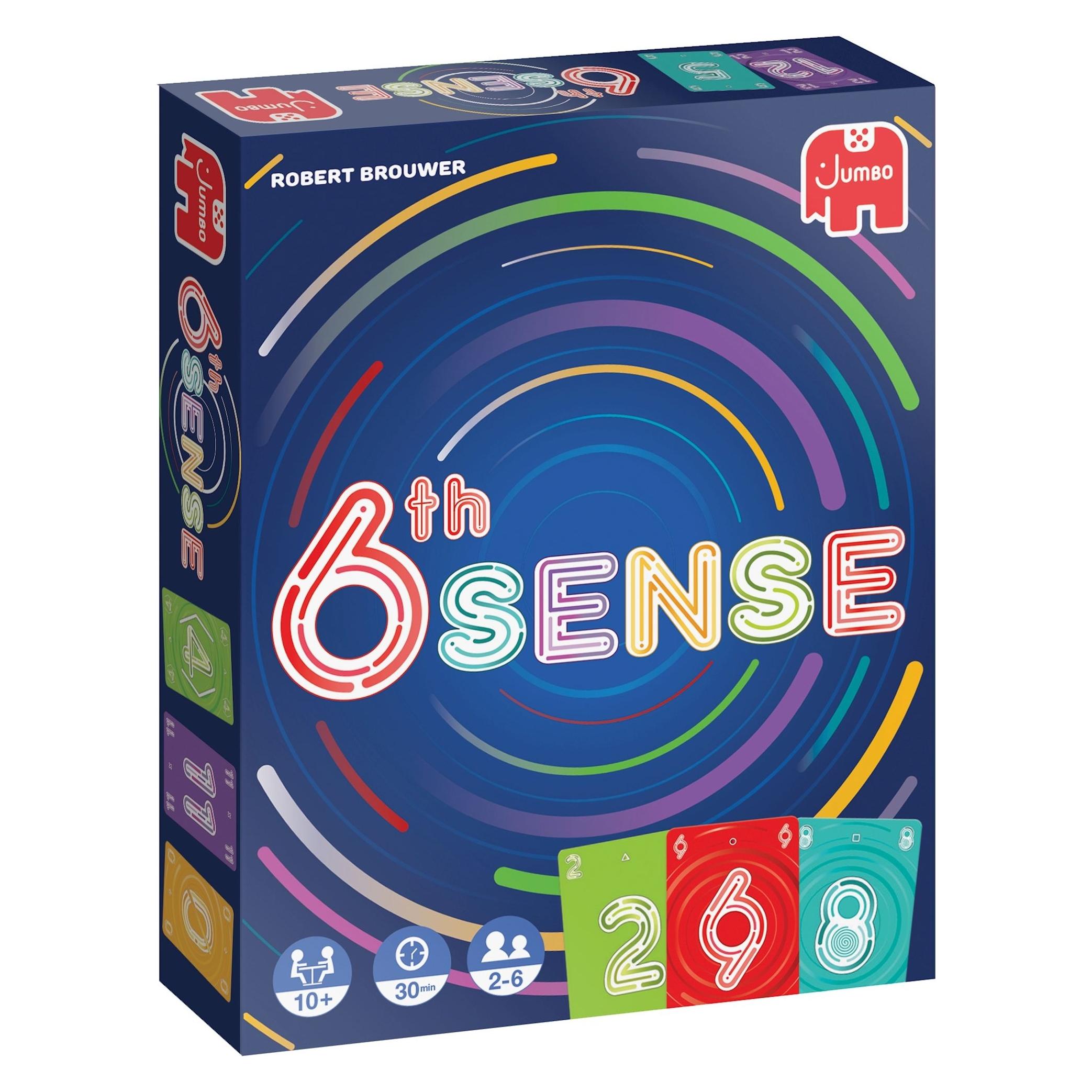 Jumbo 6th Sense Kartenspiel (Dänisch, Deutsch, Englisch, Französisch, Italienisch, Niederländisch, Portugiesisch, Spanisch, 2 - 6 Spieler) (19821)