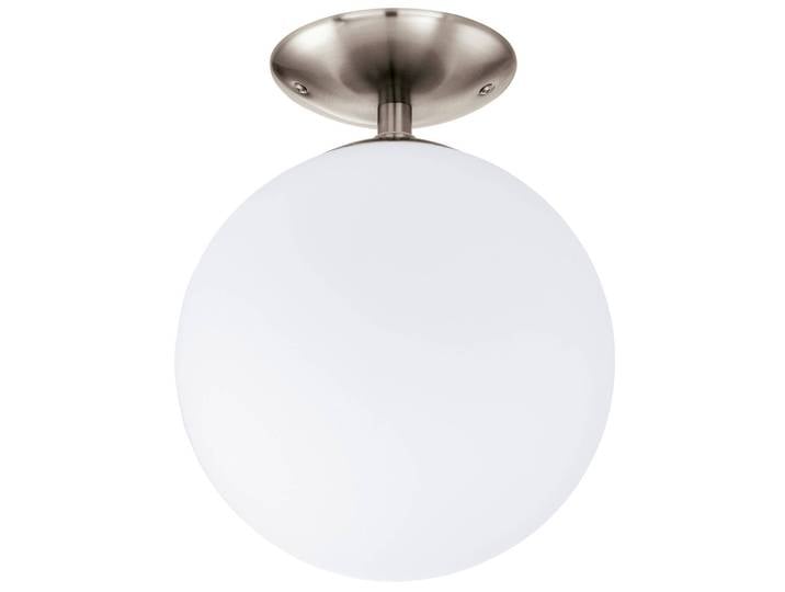Eglo Rondo Plafonnier Nickel Et Blanc 31.5 Cm
