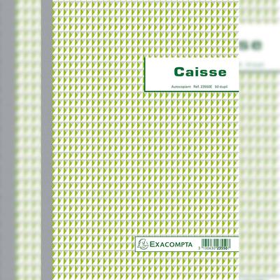 Exacompta 23550E 5x Kassenbuch A4 Einnahme-Ausgabe 50x2Bl -