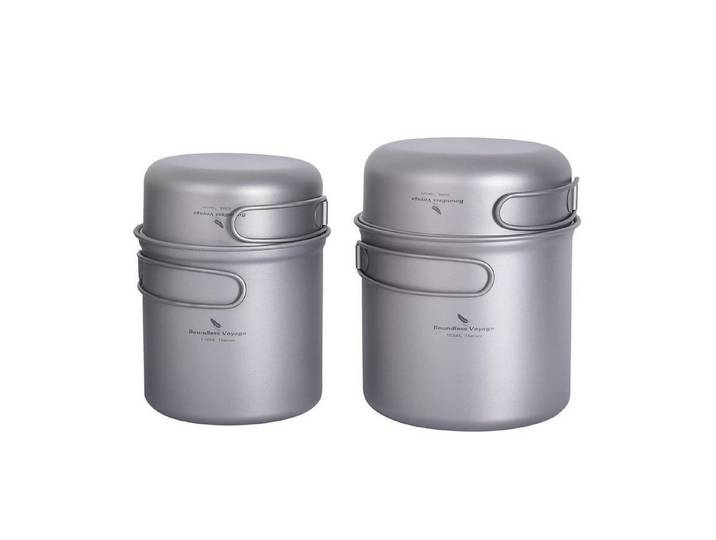 LuxusKollektion Topf-Set Topf- & Pfannen Set Titan Outdoor Leicht