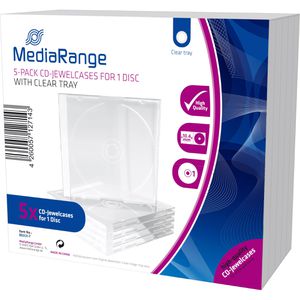 CD Hüllen für 1 CD Jewelcase Leerhüllen 5 Stück
