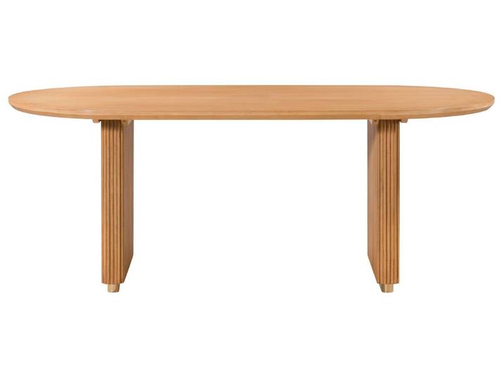 Esstisch oval Mango 200x100x76 natur lackiert BARCELONA #526