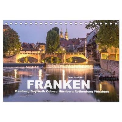 Franken - Bamberg, Bayreuth, Coburg, Nürnberg, Rothenburg, Würzburg (Tischkalender 2027 DIN A5 quer), CALVENDO Monatskalender