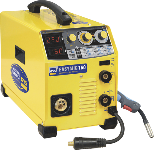 GYS Easymig 160 - Saldatrice Inverter (MIG/MAG: GAS, NO GAS e MMA) - corrente continua (DC)