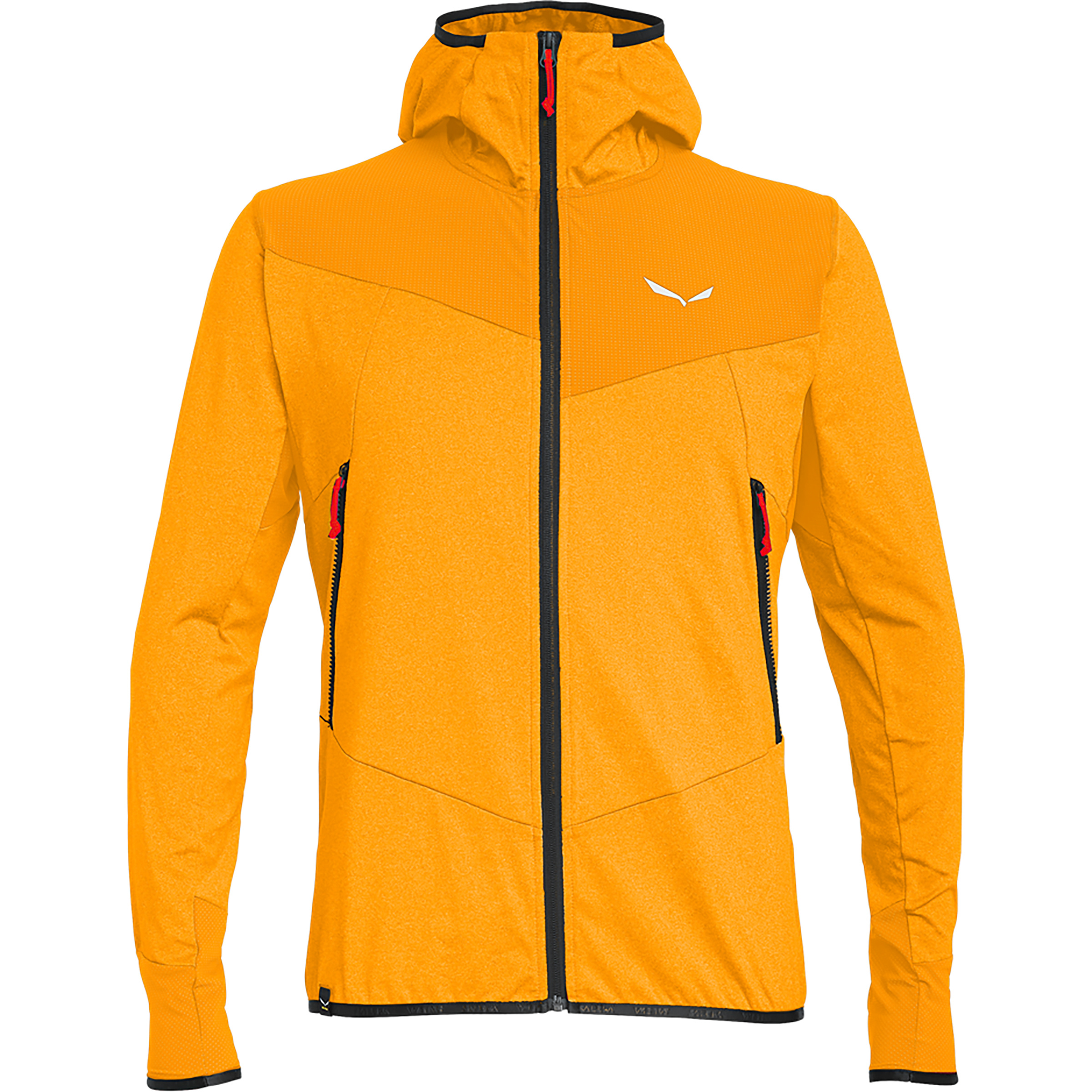 Salewa Agner Hybrid Herren Fleecejacke gelb Größe M Trekking Widerstandsfähig