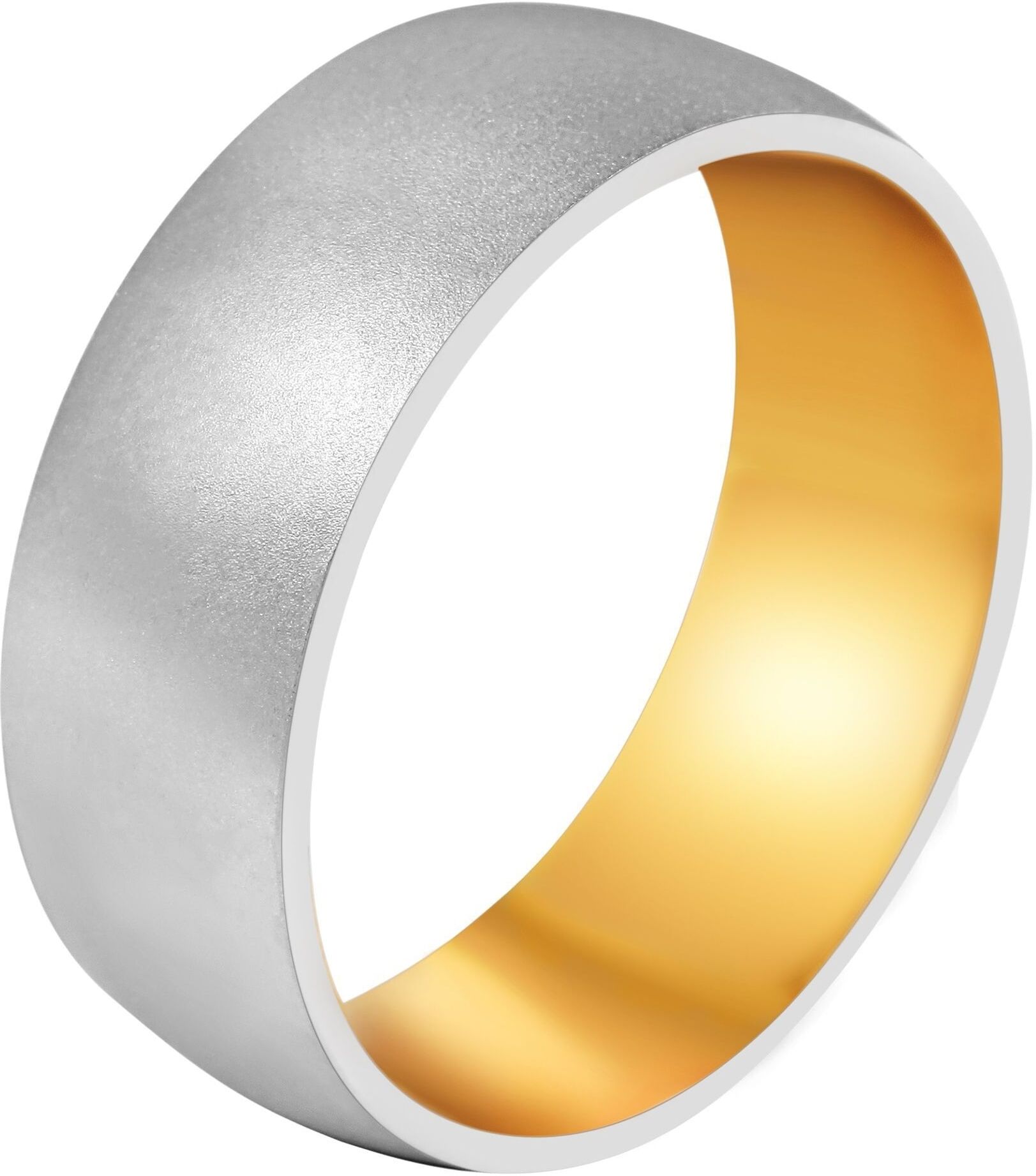 Partnerring AKZENT "Veselko, langlebig" Gr. 58, silber (silberfarbig), Fingerringe, Herren, 58, Edelstahl, Partnerring