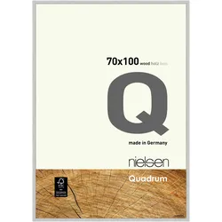 Nielsen Bilderrahmen Quadrum Holz Silber / 70 x 100