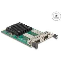 Delock OCP 3.0 Karte zu 2 x SFP+ 10 Gigabit LAN, Netzwerkkarte, Schwarz