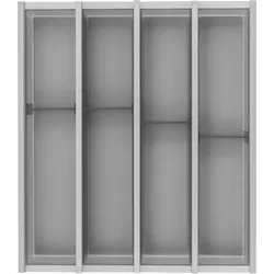 Ninka Cuisio Besteckeinsatz für Legrabox473x435x55mm Kunststoff graphit, Besteckkasten, Grau