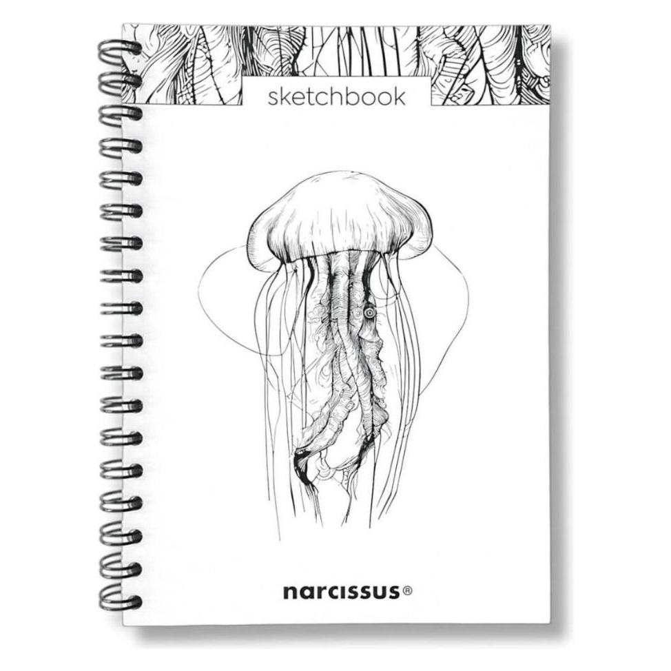 Narcissus Skizzenbuch B5/60K auf Spirale - Meduza (B5, Blanko, Kein Einband) (54617792)