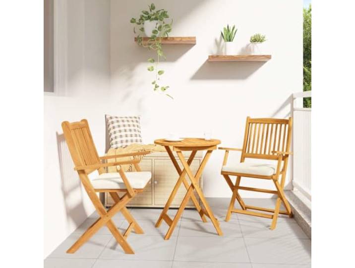 Akazienholz Klappstuhl Garten Terrassen Klappfunktion Braun 49 x 57 5 x 92 Klappstuhl mit Kissen 2er Set Braun Akazienholz Massiv Gartenstuhl Faltstuhl Terrassenstuhl Outdoor Sitzwürfel Klappbar für