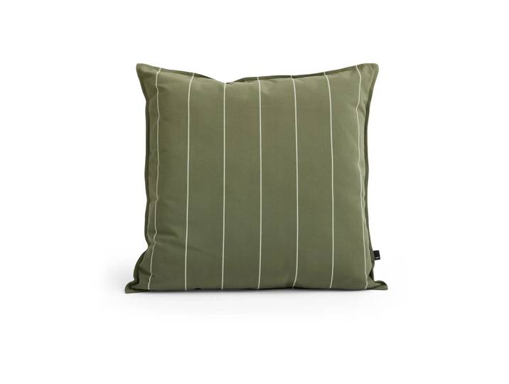 HAY Coussin Terrazza Olive narrow stripe, 60x60 cm