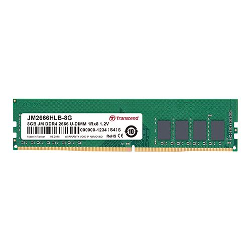 8GB Transcend JetRAM DDR4-2666 DIMM CL19 Single