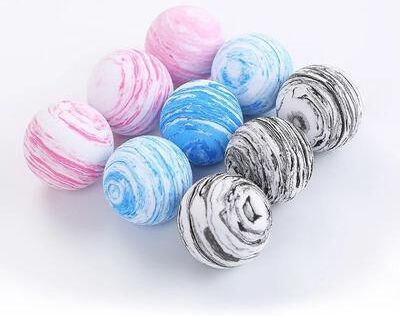 Inspired Finds GalaxyBounce EVA Planet Texture Ball Interactive Cat Toy 1 Random