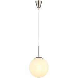 Hängelampe Esszimmerleuchte Pendelleuchte Glaskugel alabaster E27 Wohnzimmer