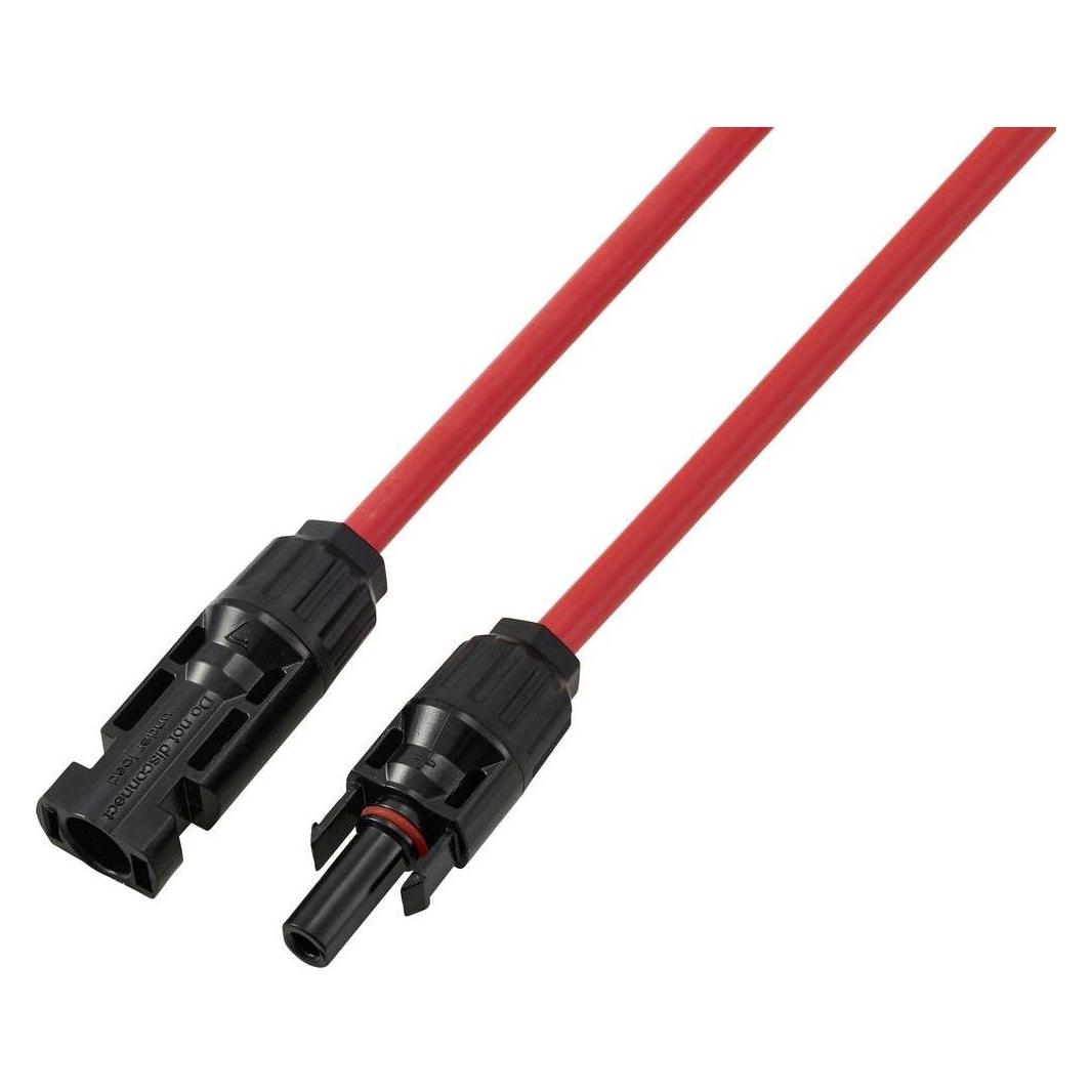 Tru Components PV-Solar-Verlängerungskabel, Stecker auf Buchse, Rot, 5 m TC-13806200 Rot TRU C (Solarkabel) (TC-13806200)
