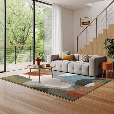 Style Haven Tobias Modern Abstract Multi-colored Area Rug-