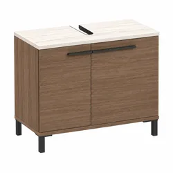 Tchibo - Waschbeckenunterschrank »Ston« - 70x35x58,3cm - schwarz -