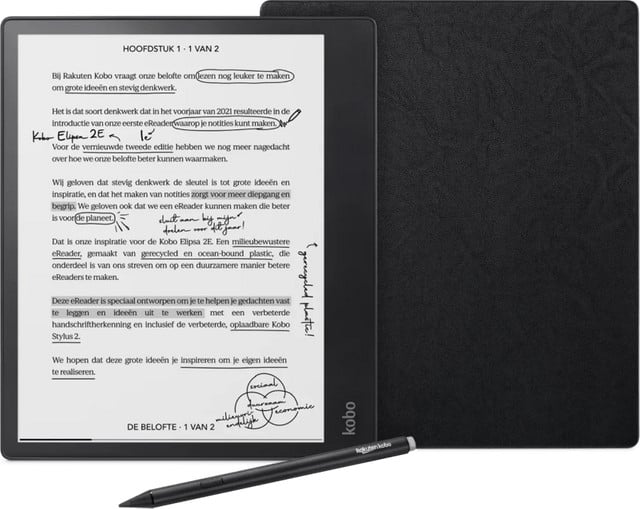 Kobo Elipsa 2E met Sleep Cover Zwart