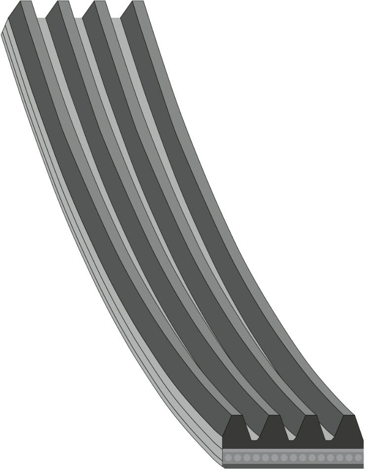 Febi Bilstein Keilrippenriemen 40719 Für Fiat